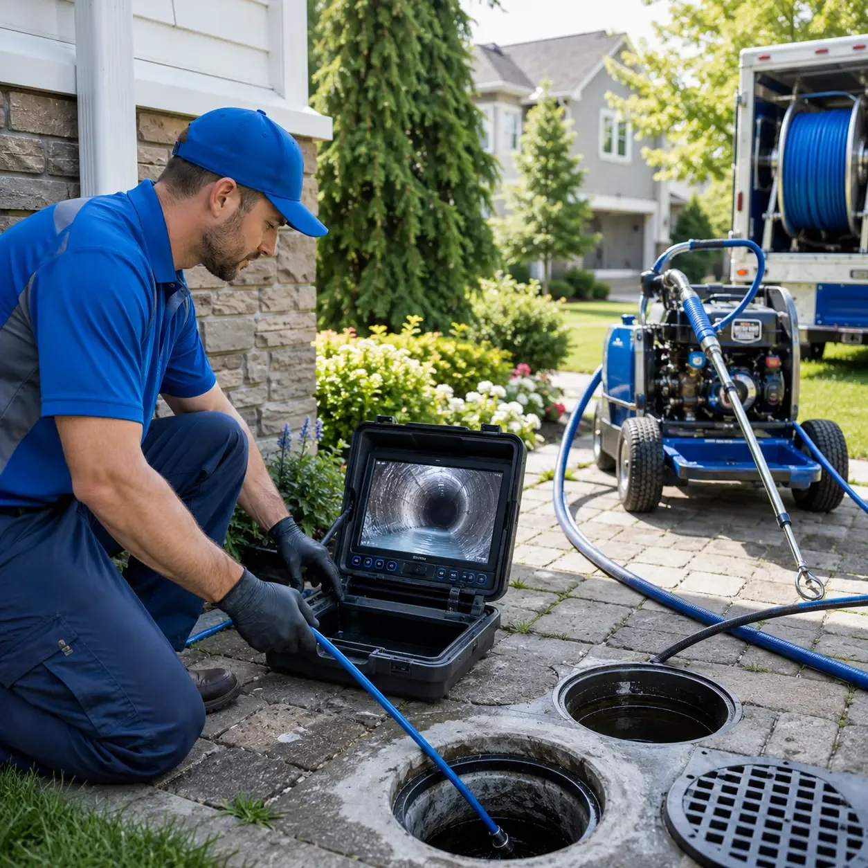 Outdoor drain cleaning professionals serving Imperial, TX